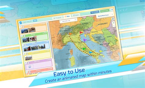 Interactive Animated Travel Maps .